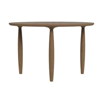 Table à manger Oku - Light smoked oak, Ø120 cm - NORR11
