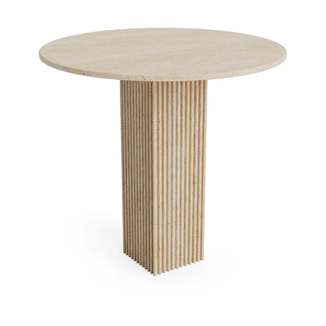 Table à manger Soho Ø80 cm, Beige NORR11