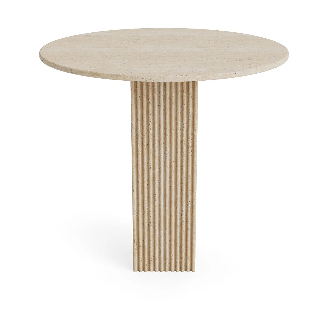 Table à manger Soho Ø80 cm, Beige NORR11