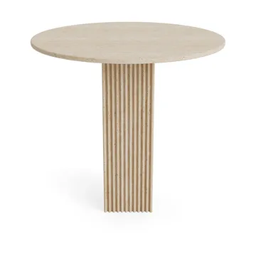 Table à manger Soho - Beige, Ø80 cm - NORR11