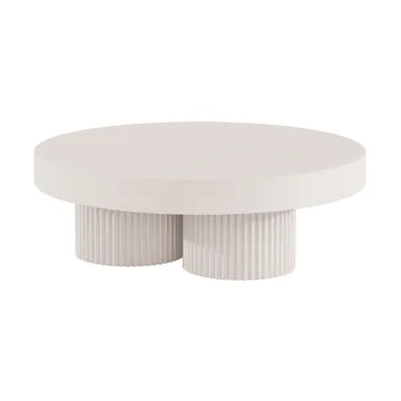 Table basse Gear - Chalk, Ø120 cm - NORR11