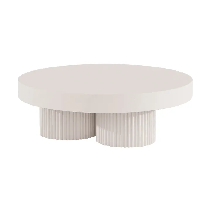 Table basse Gear - Chalk, Ø120 cm - NORR11