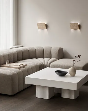 Table basse Gear - Clay, 100x100 cm - NORR11