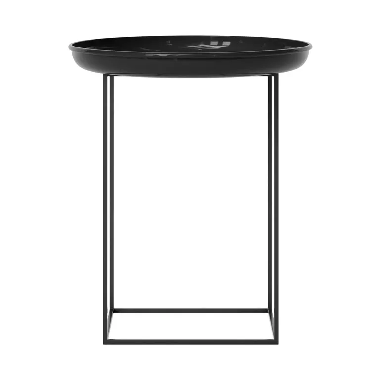 Table d'appoint Duke small, Lacquered obsidian NORR11