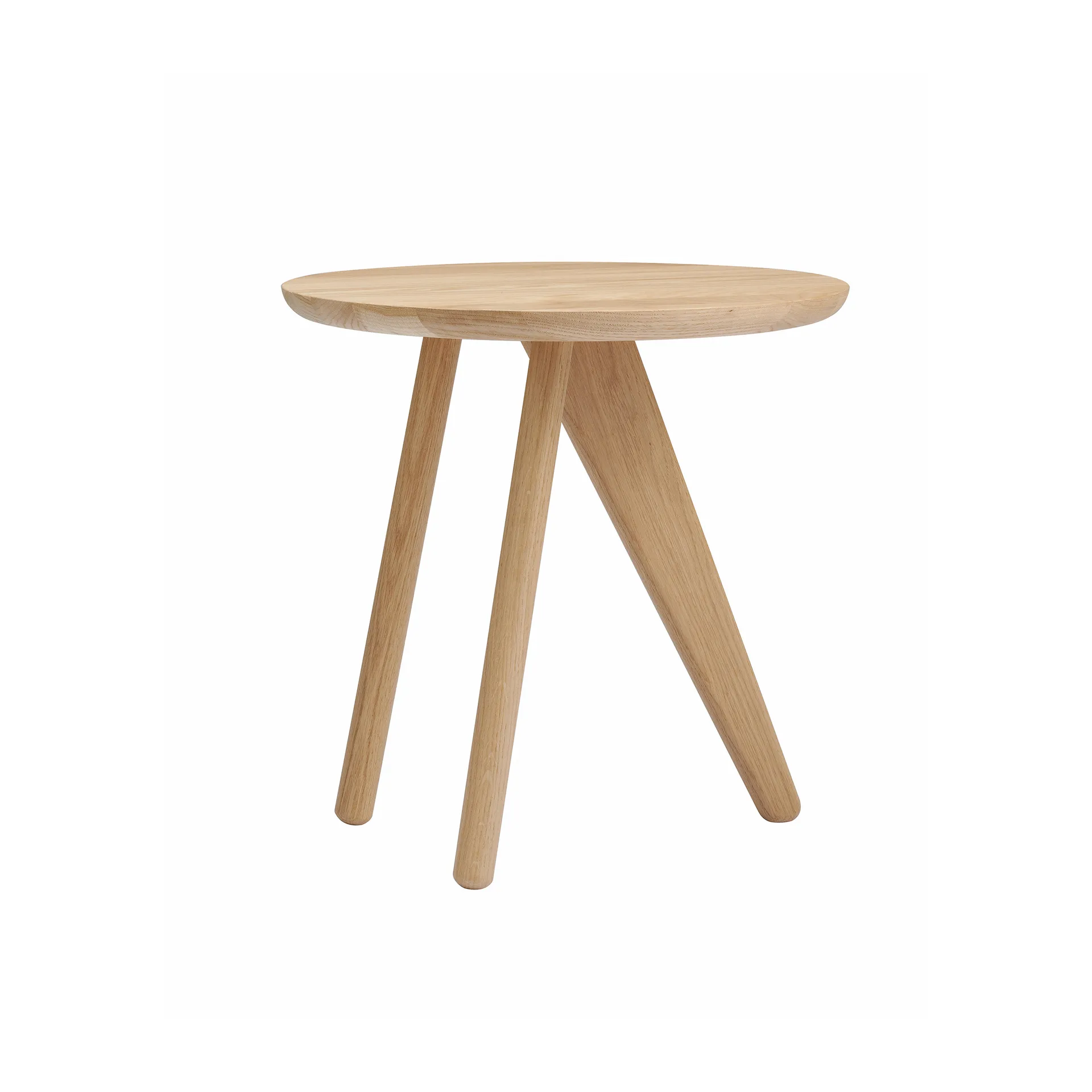 Table d'appoint Fin Ø40 cm, Chêne naturel NORR11