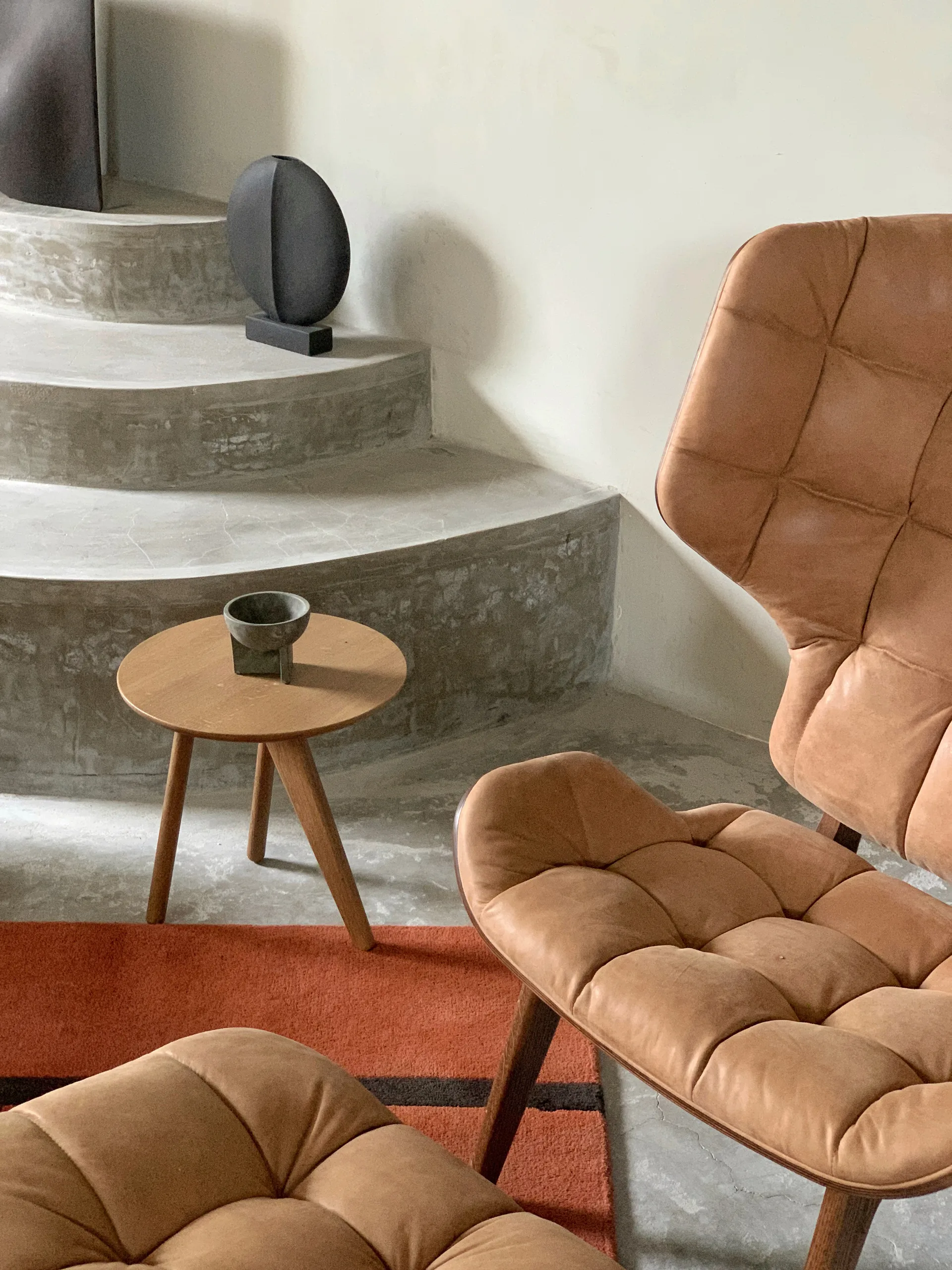 Table d'appoint Fin Ø40 cm, Fumé clair NORR11