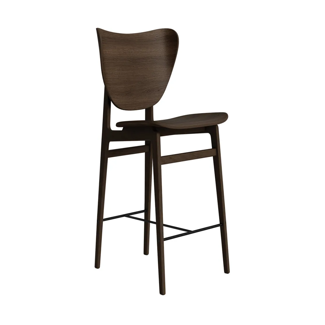 Tabouret de bar Elephant, Fumé foncé, 65 cm NORR11