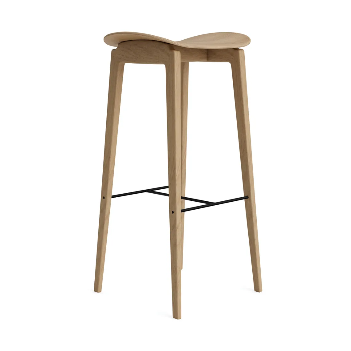 Tabouret de bar NY11, Natural oak, 75 cm NORR11
