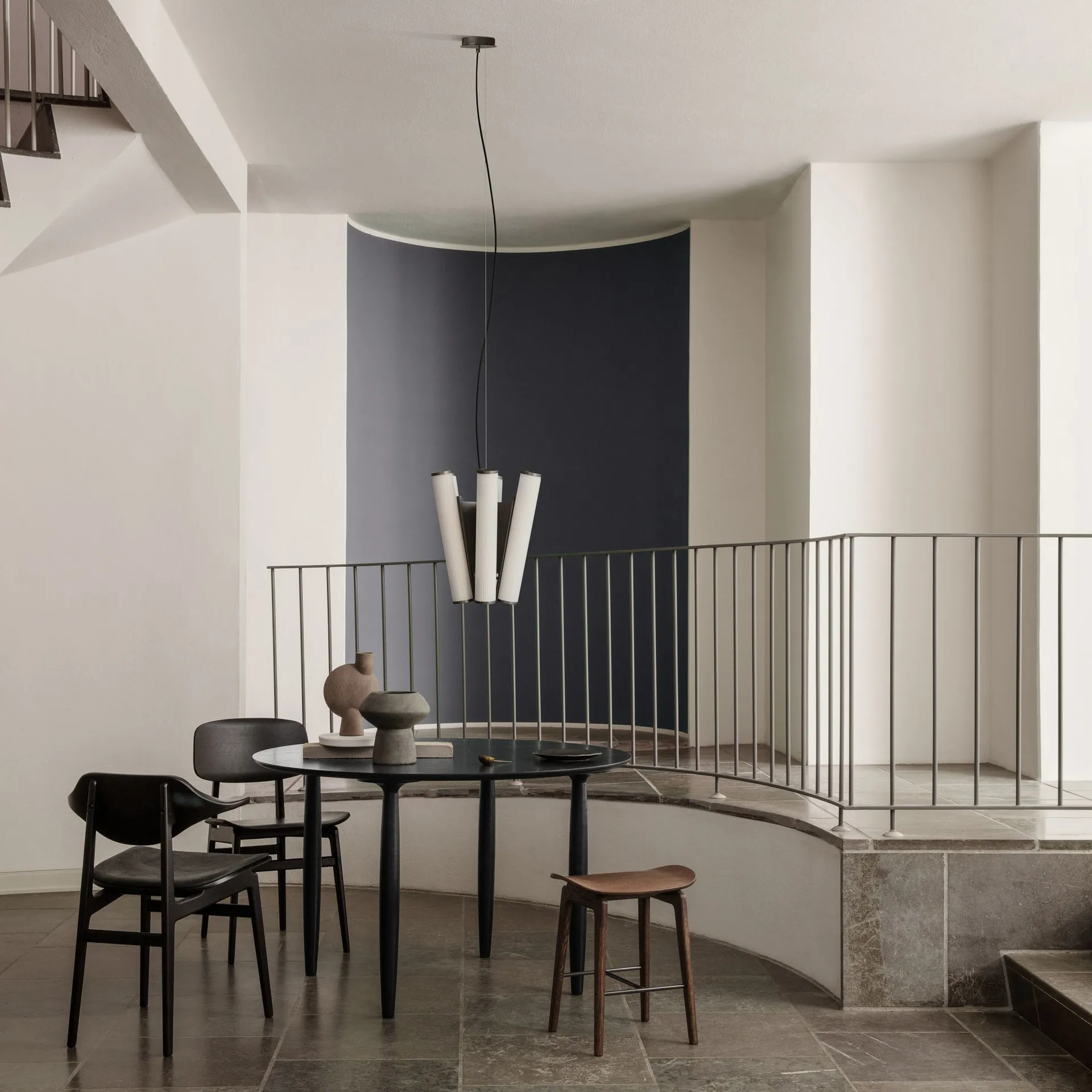 Tabouret NY11, Chêne teinté foncé NORR11