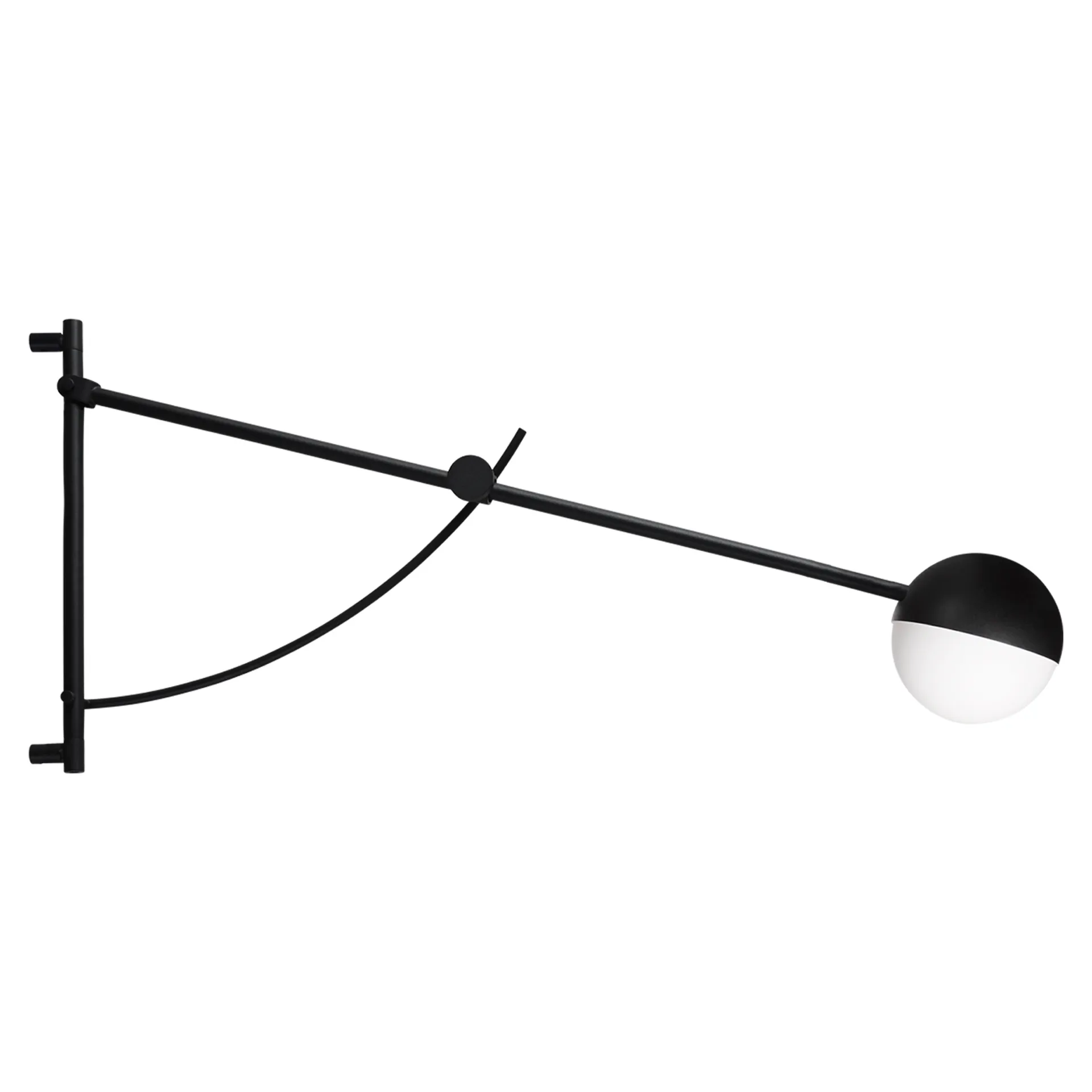 Applique murale Balancer, Noir Northern