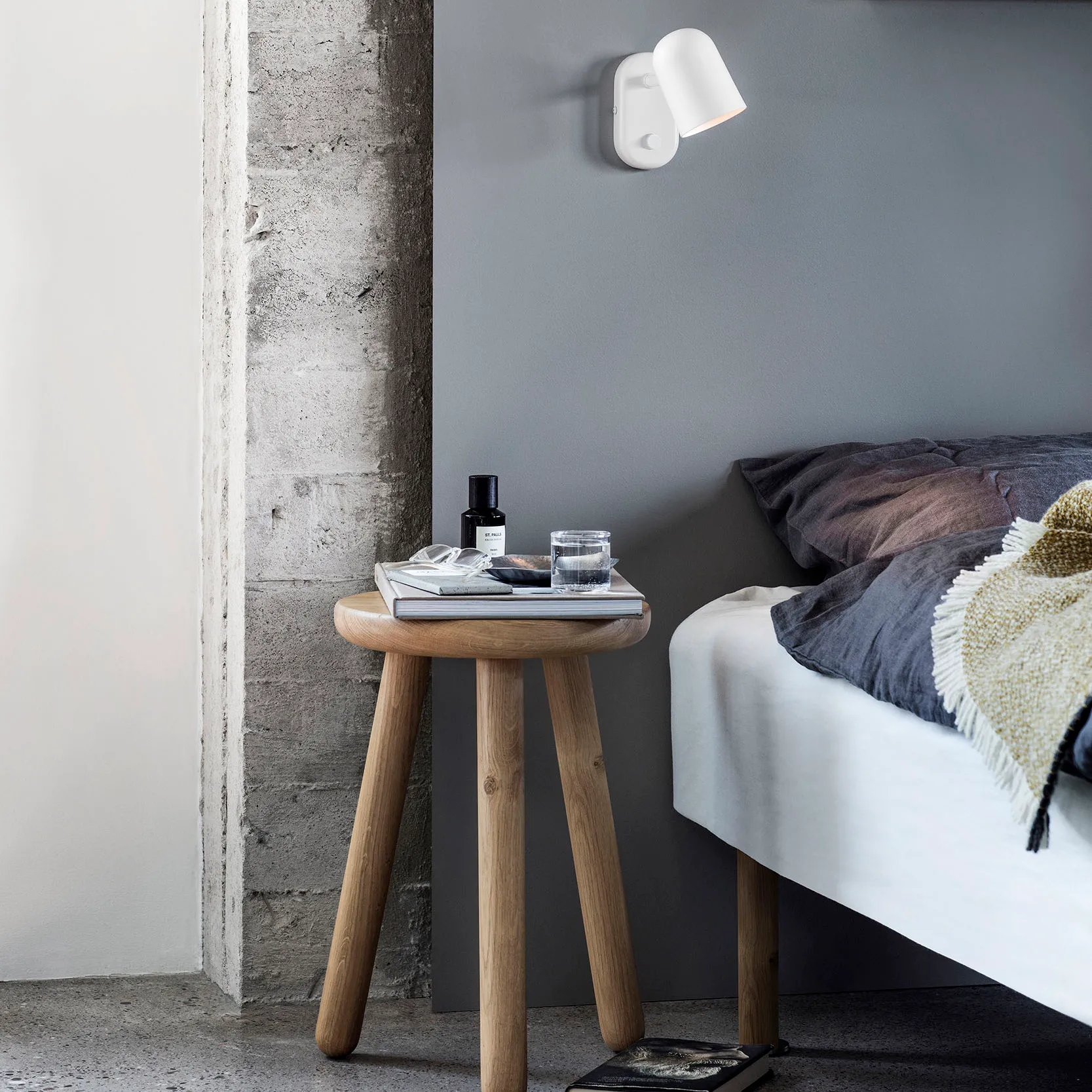 Applique murale Buddy, Blanc Northern