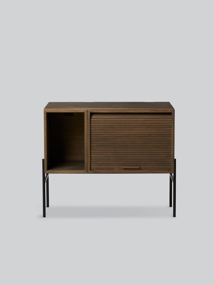 Armoire �à porte battante Hifive, Chêne fumé Northern