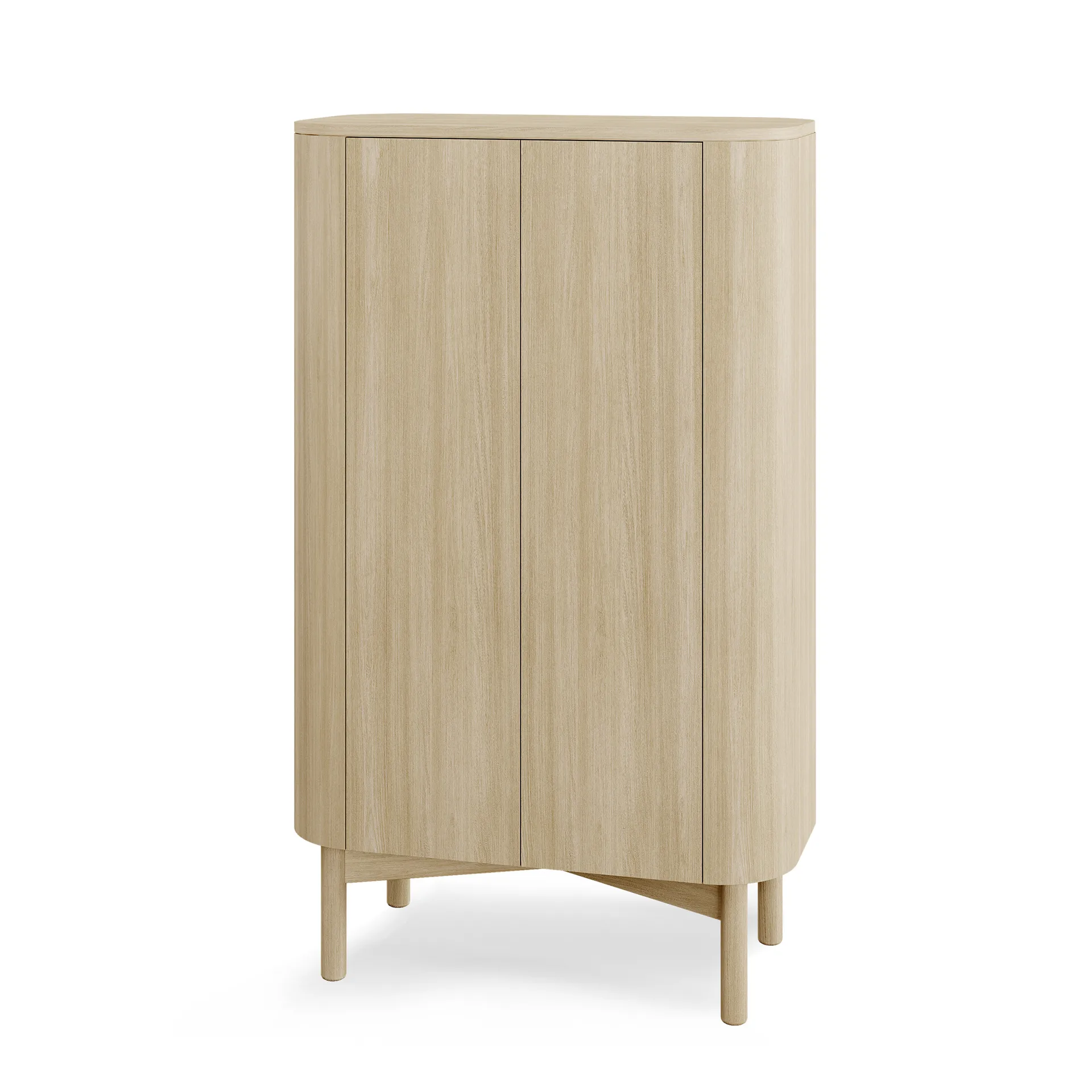 Armoire Loud tall 143 cm, Light oiled oak Northern