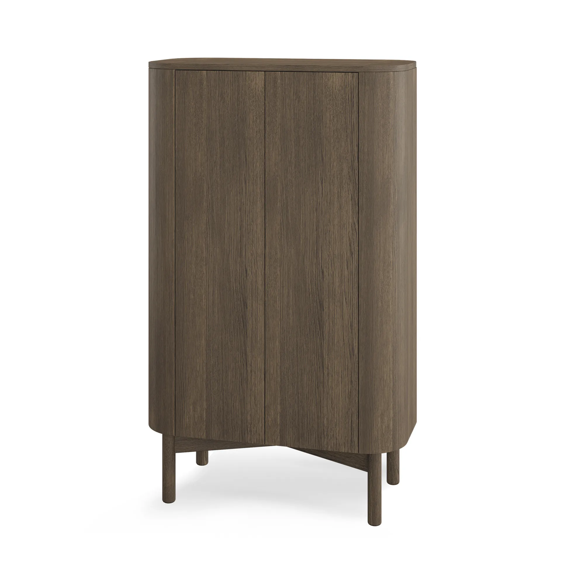 Armoire Loud tall 143 cm, Smoked oak Northern