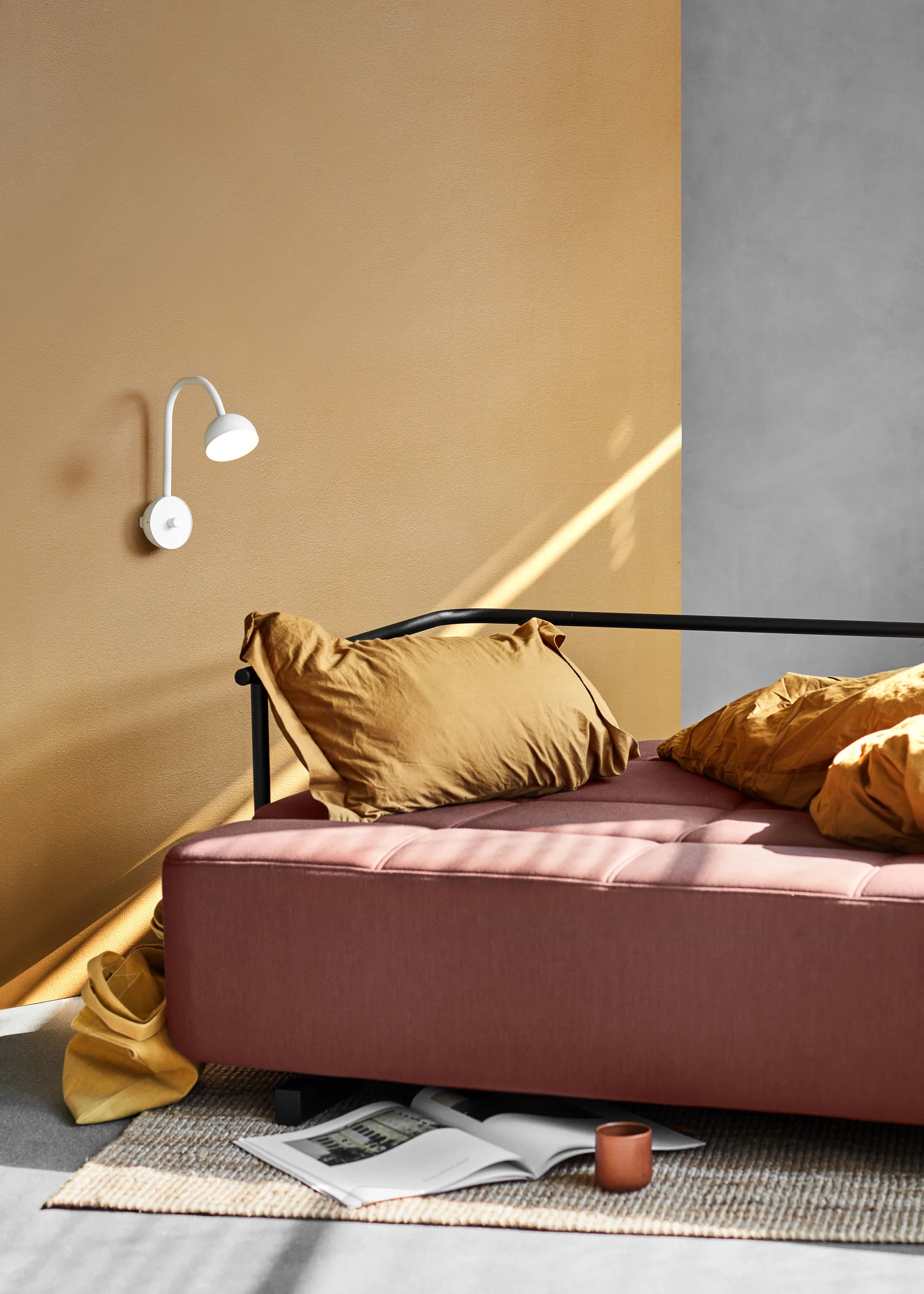 Blush applique murale, Blanc mat Northern