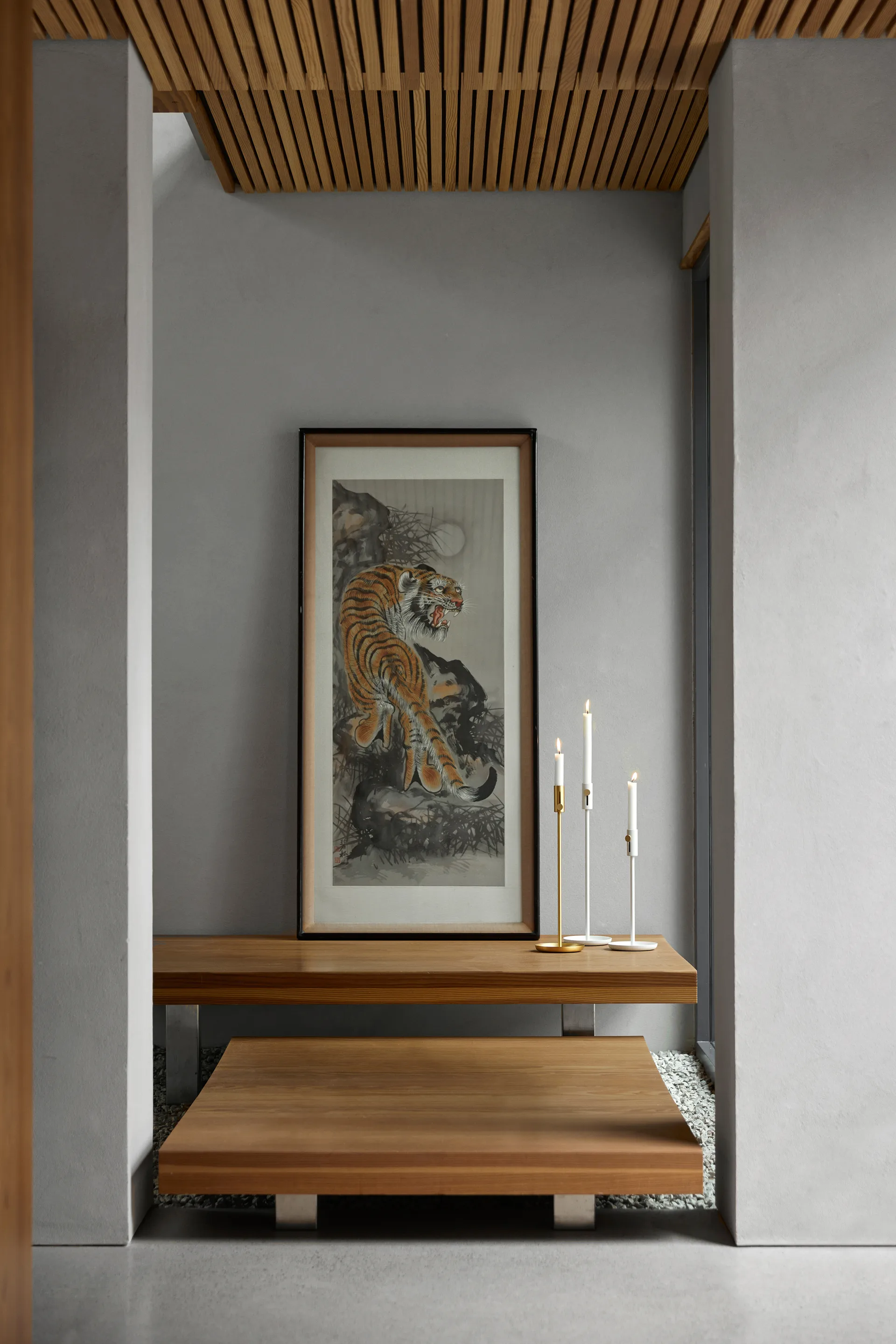 Bougeoir Granny 44 cm, Blanc Northern