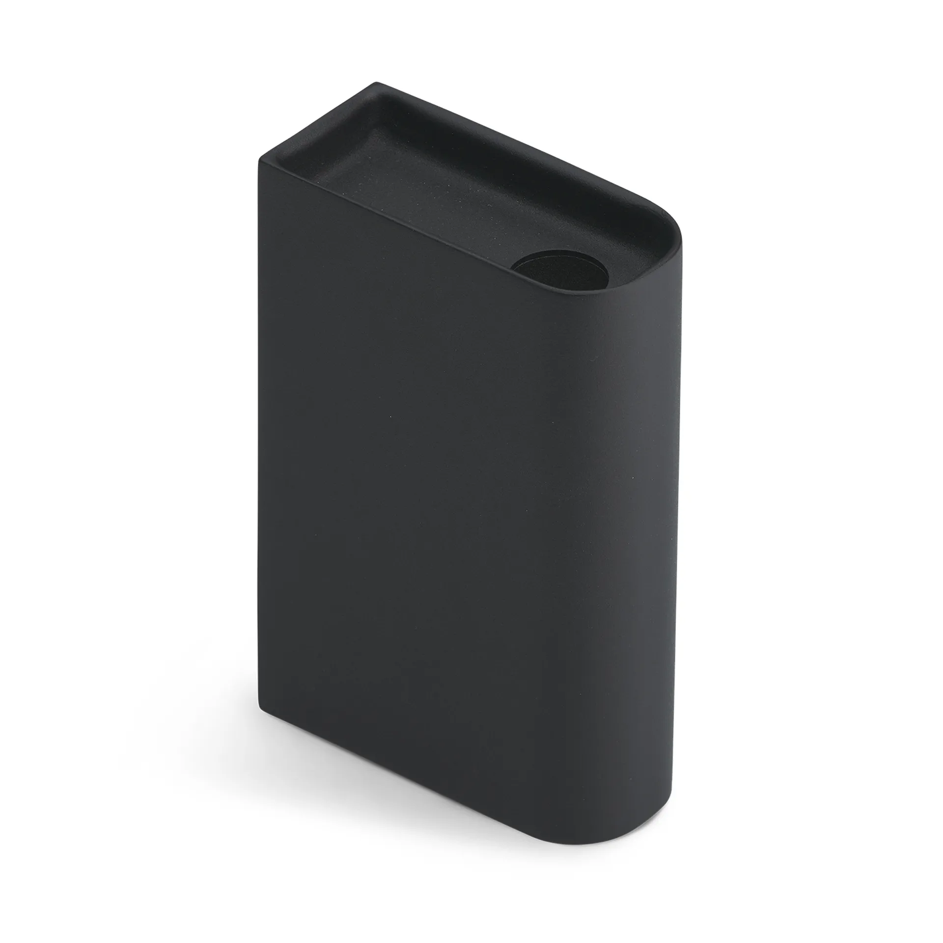 Bougeoir Monolith medium, Black Northern