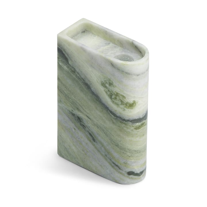 Bougeoir Monolith medium - Mixed green marble - Northern