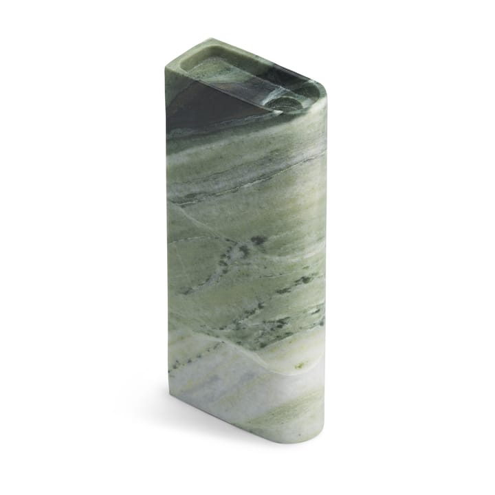 Bougeoir Monolith tall - Mixed green marble - Northern