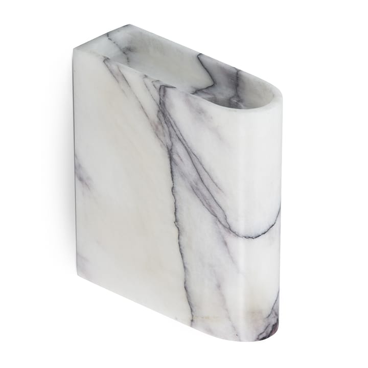 Bougeoir mural Monolith - Mixed white marble - Northern
