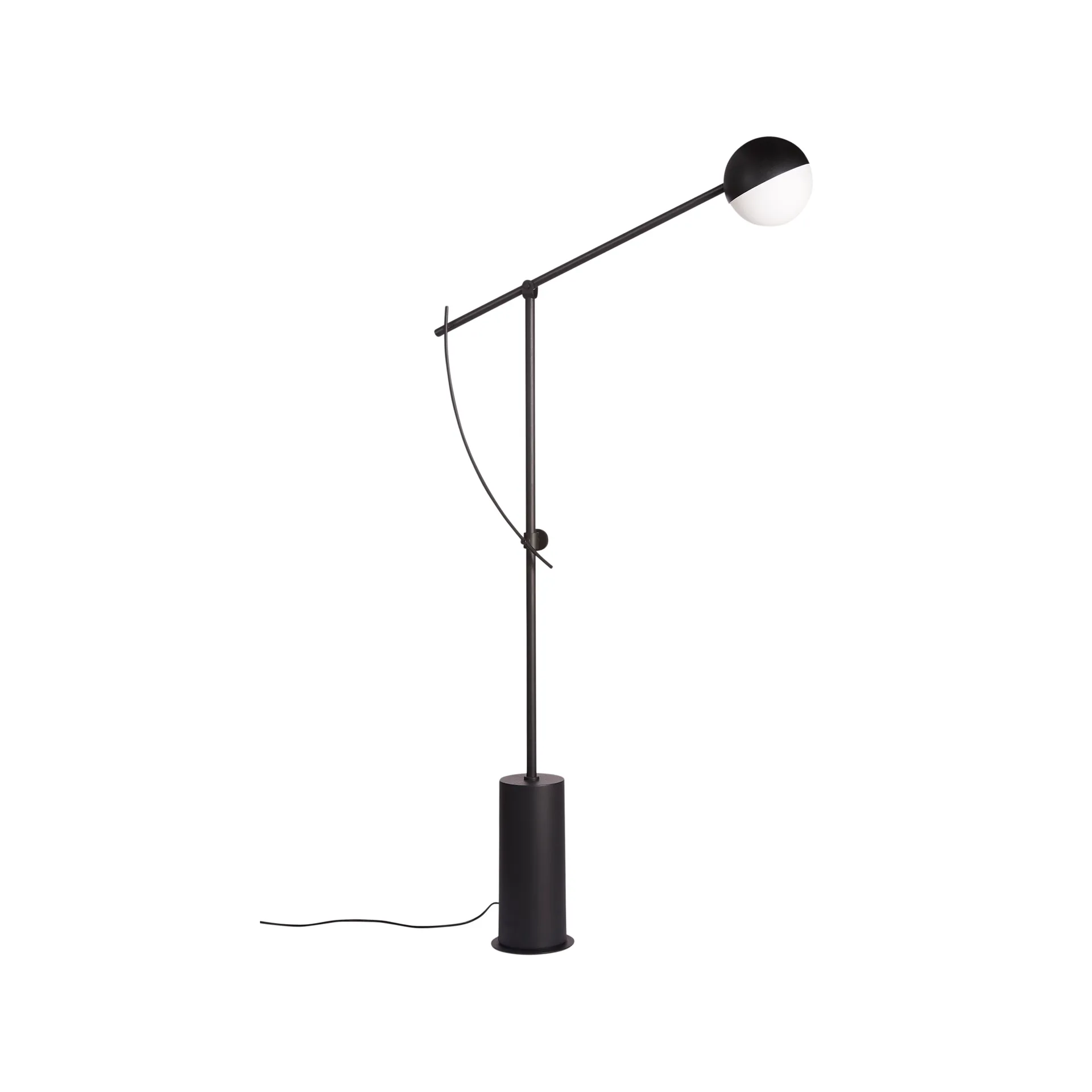 Lampadaire Balancer, black mat Northern