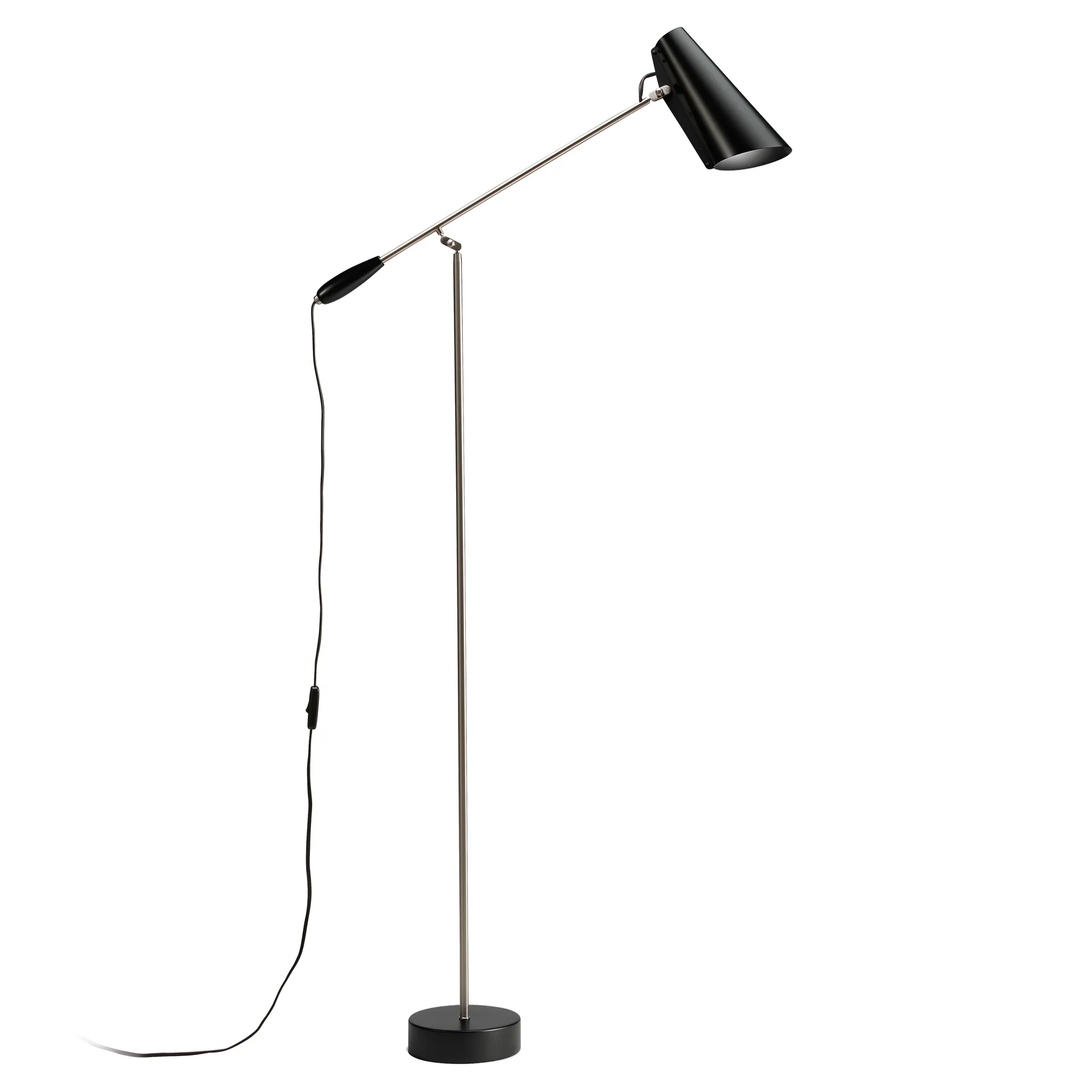 Lampadaire Birdy, Black-steel Northern