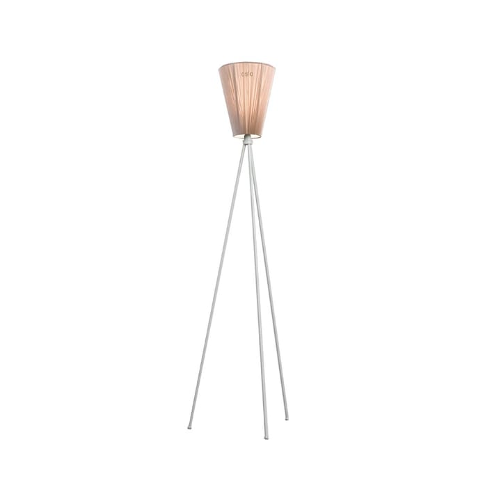 Lampadaire Oslo Wood - beige, structure gris clair - Northern