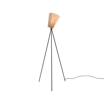 Lampadaire Oslo Wood - beige, structure noir mat - Northern