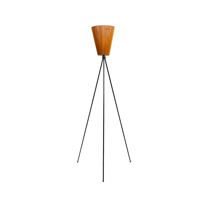 Lampadaire Oslo Wood - caramel, structure noir mat - Northern