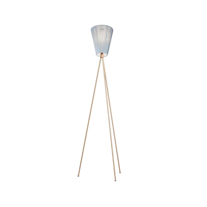 Lampadaire Oslo Wood - light blue, structure beige - Northern
