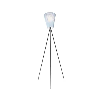 Lampadaire Oslo Wood - light blue, structure noir mat
 - Northern