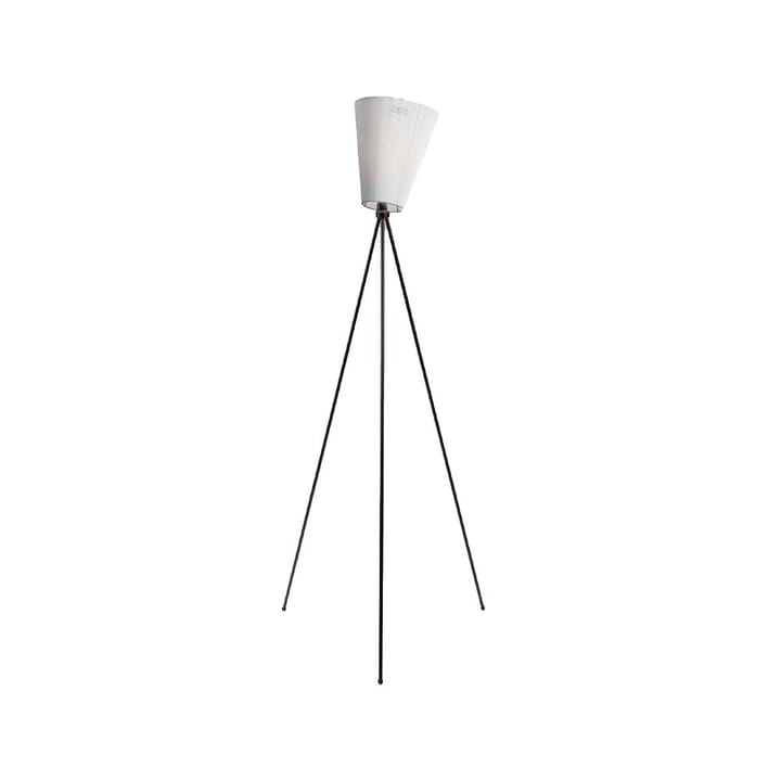 Lampadaire Oslo Wood - white, structure noir mat - Northern