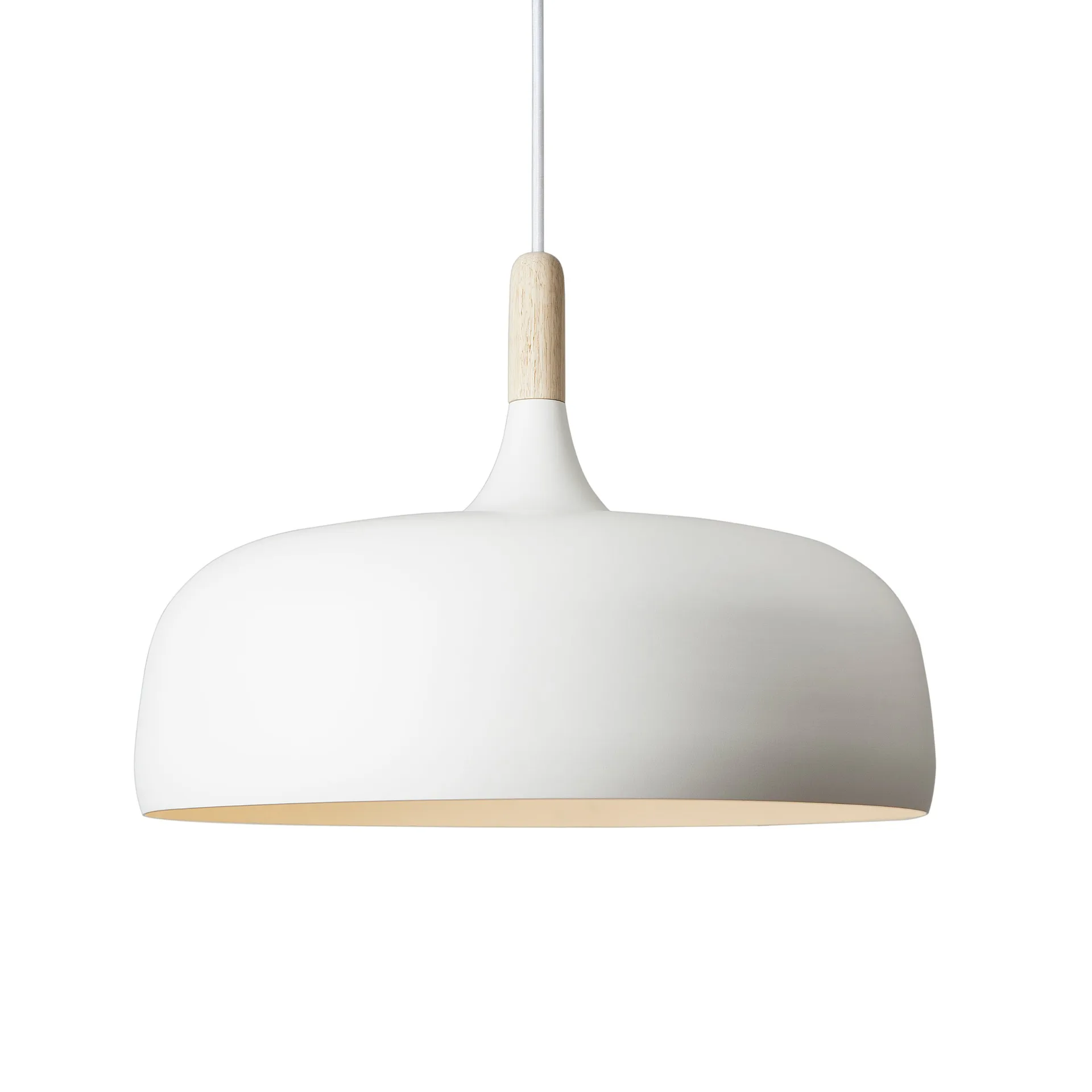 Lampe à suspension Acorn, Blanc mat Northern