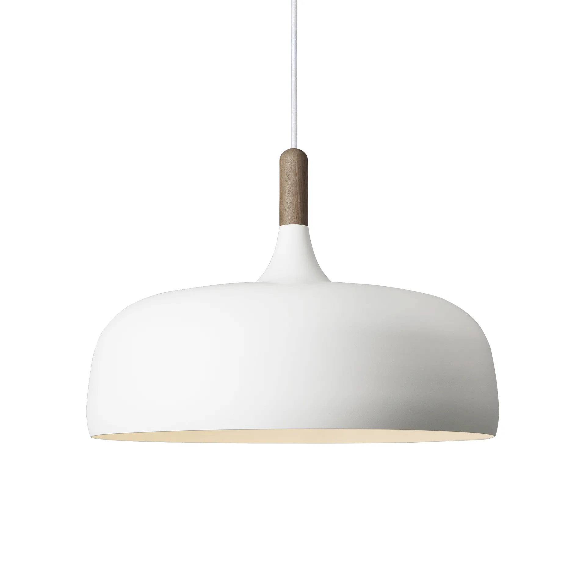 Lampe à suspension Acorn, Blanc mat Northern