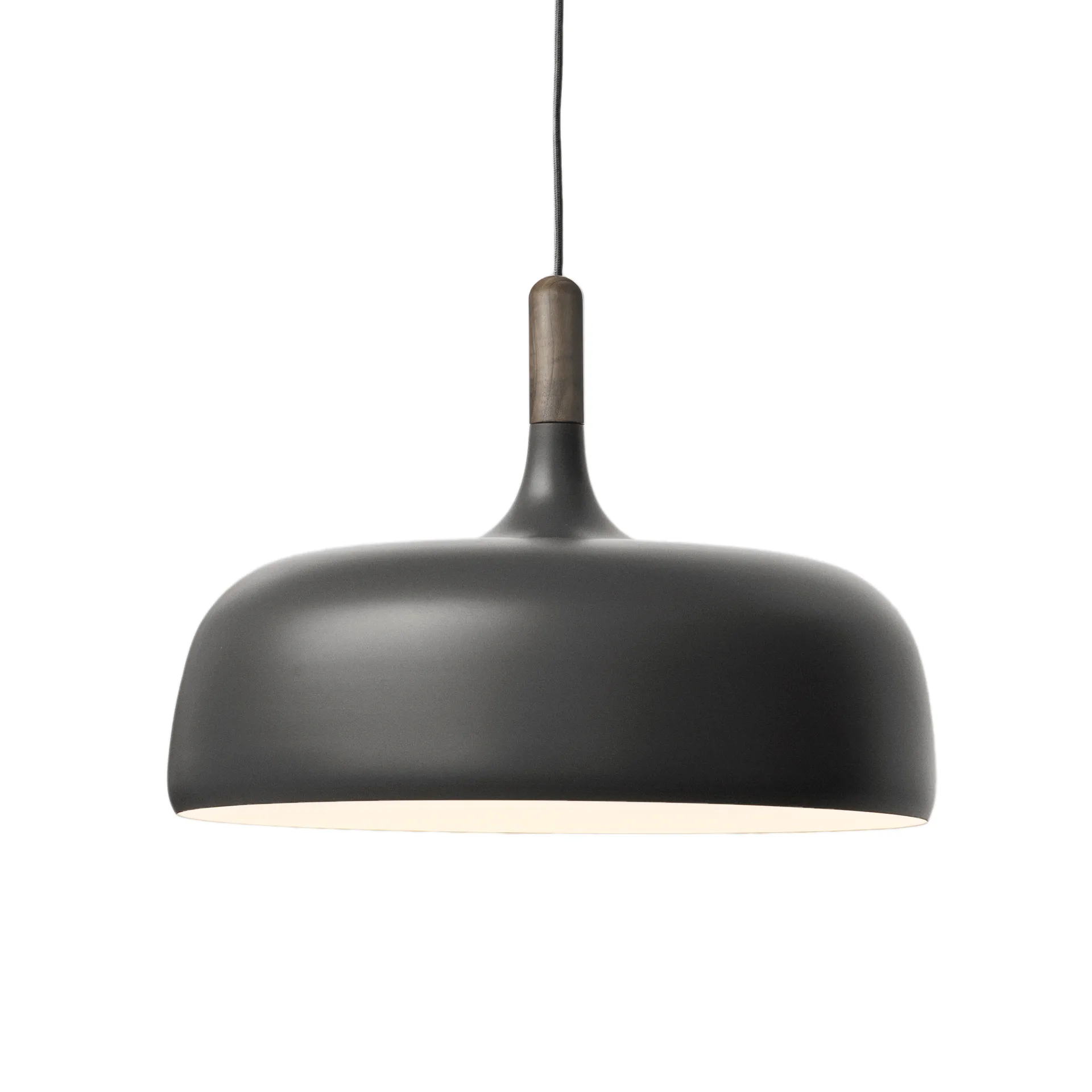 Lampe à suspension Acorn, Gris mat Northern