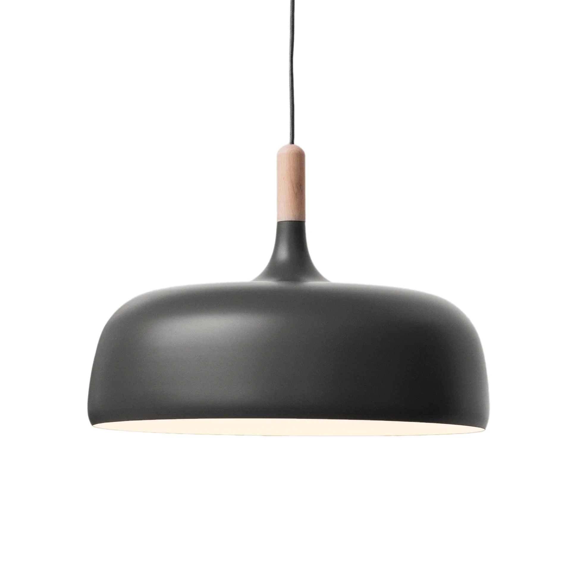 Lampe à suspension Acorn, Gris mat Northern