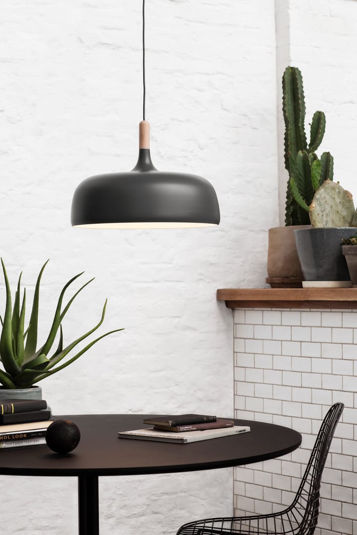 Lampe à suspension Acorn, Noir mat Northern