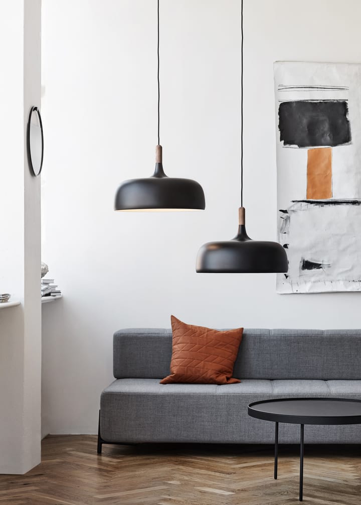 Lampe à suspension Acorn, Noir mat Northern