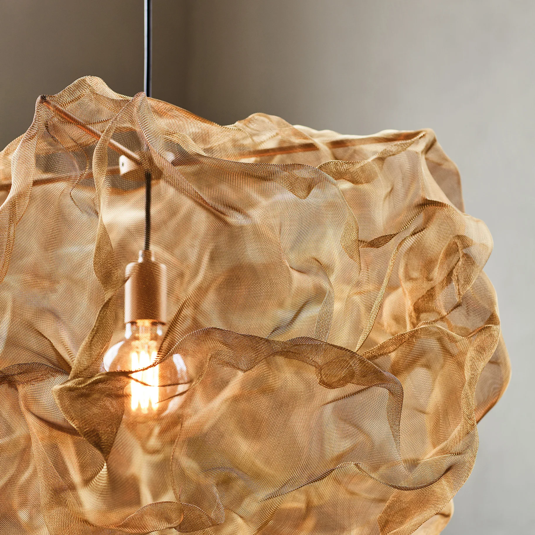 Lampe à suspension Heat Petit, Laiton Northern