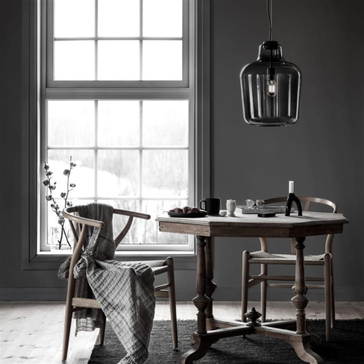 Lampe à suspension Say my name, gris fumé brillant Northern