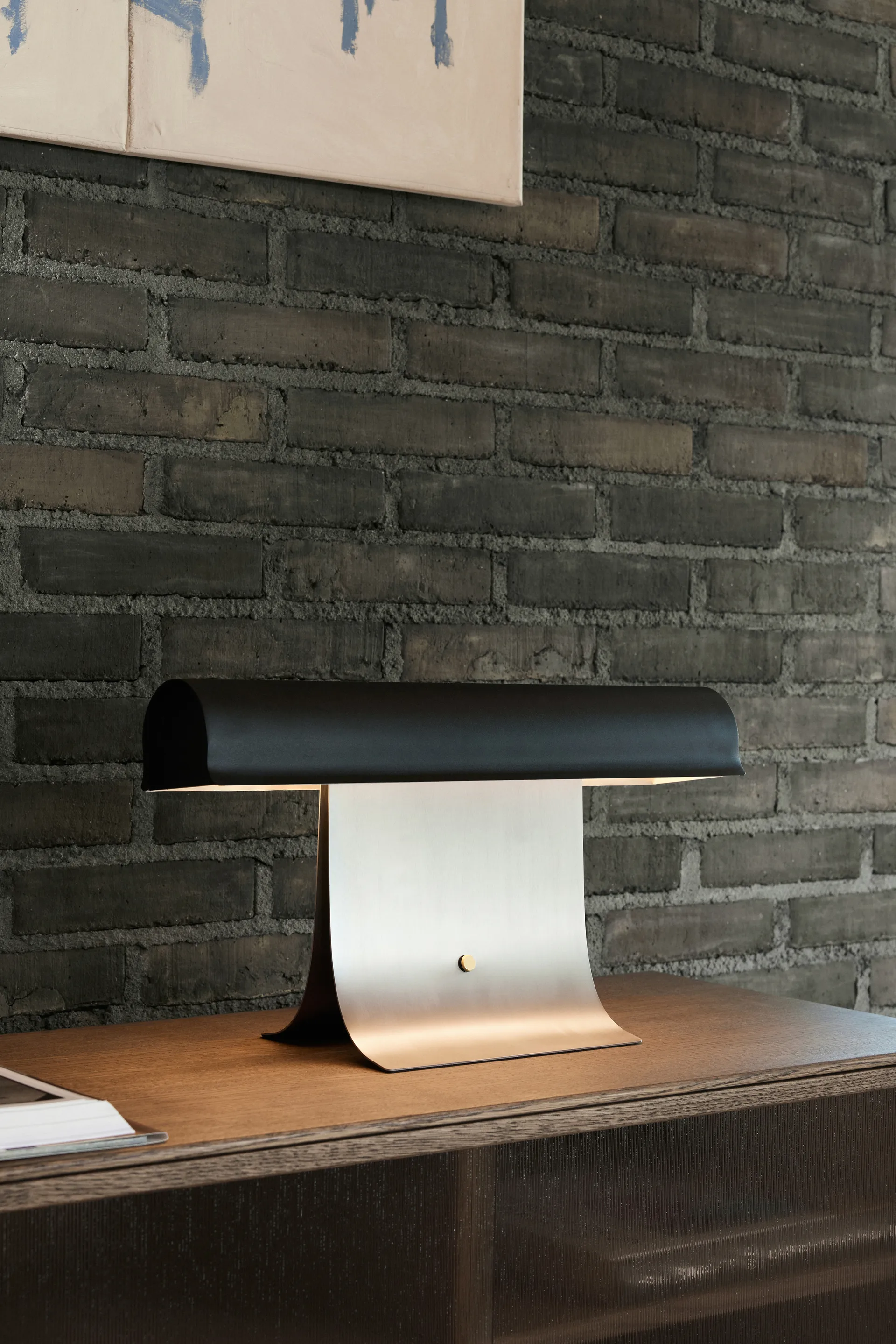 Lampe de bureau Archive 50 cm, Black steel Northern