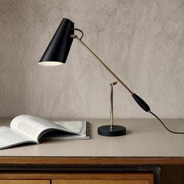 Lampe de table Birdy - noir-laiton - Northern