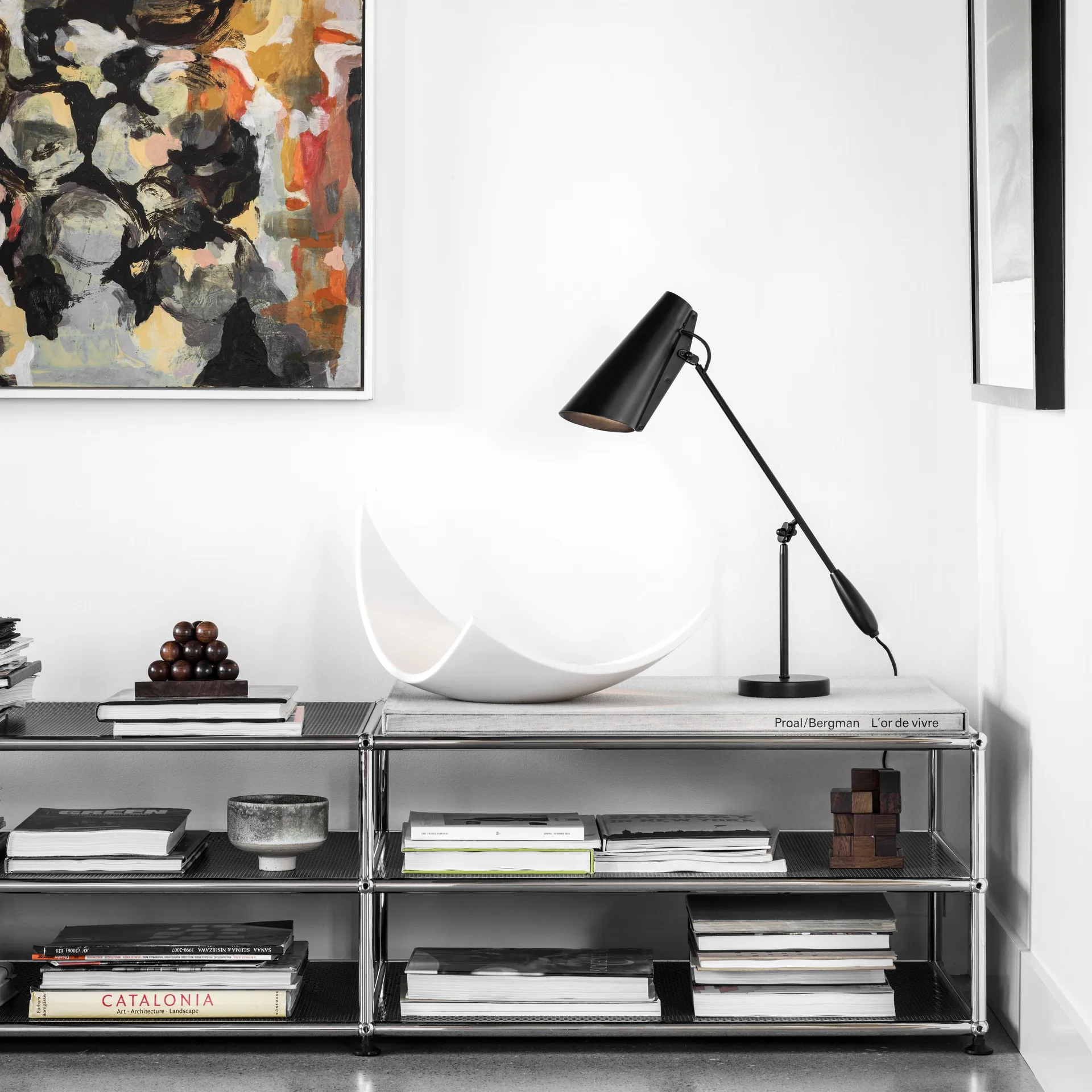 Lampe de table Birdy, noir Northern