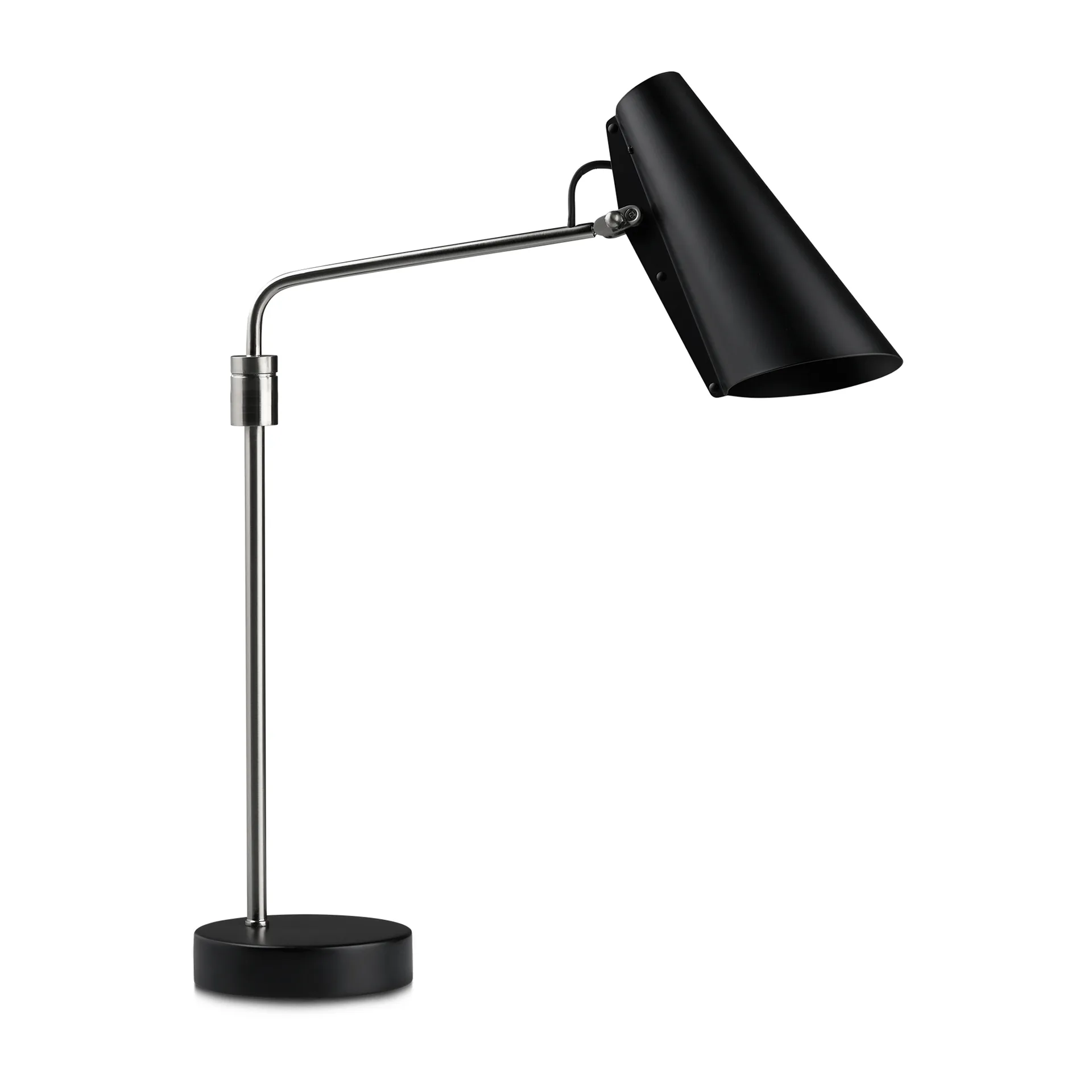 Lampe de table Birdy swing, Noir-acier Northern