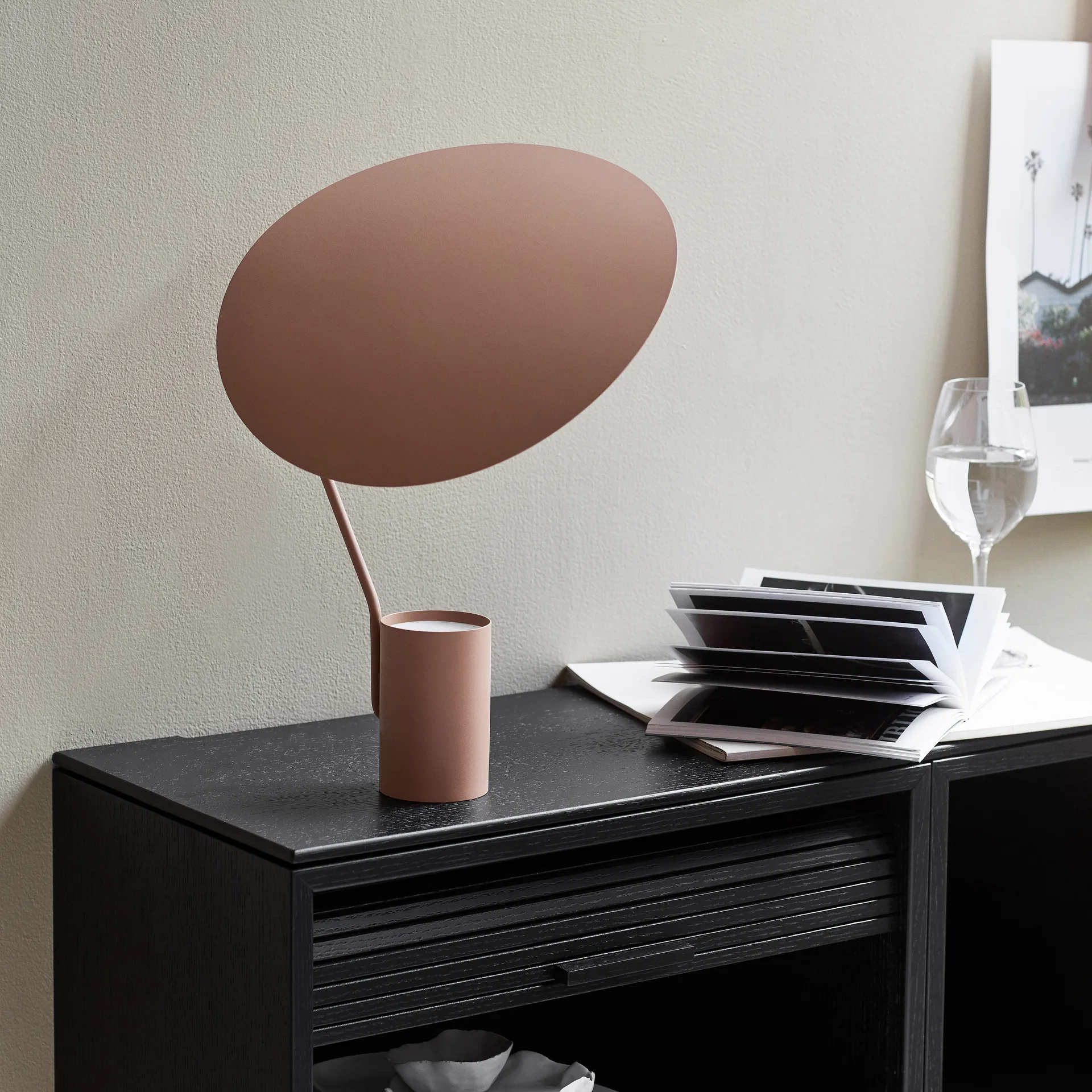 Lampe de table Ombre, warm Beige Northern