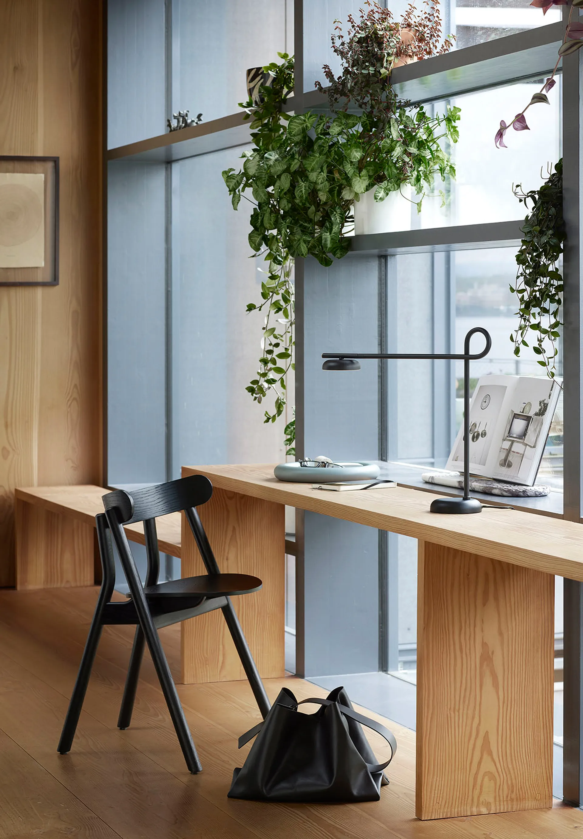 Lampe de table Salto, Noir Northern