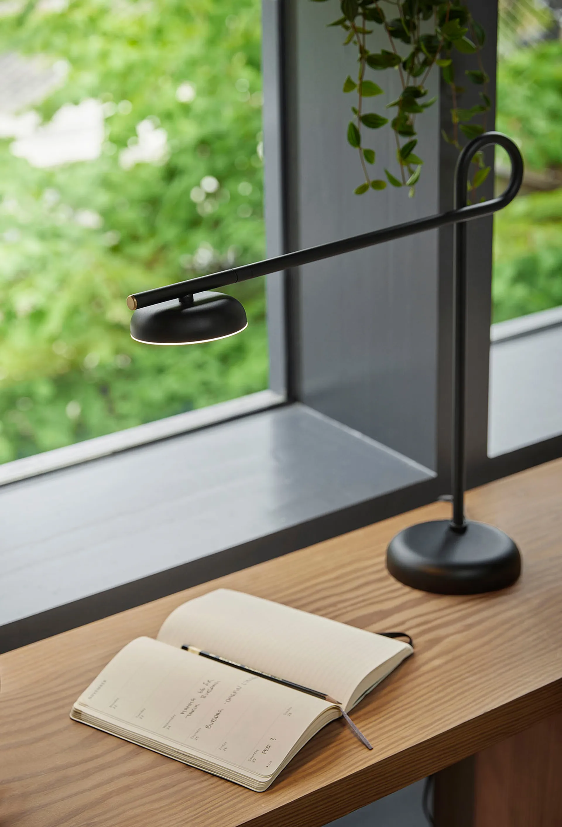 Lampe de table Salto, Noir Northern