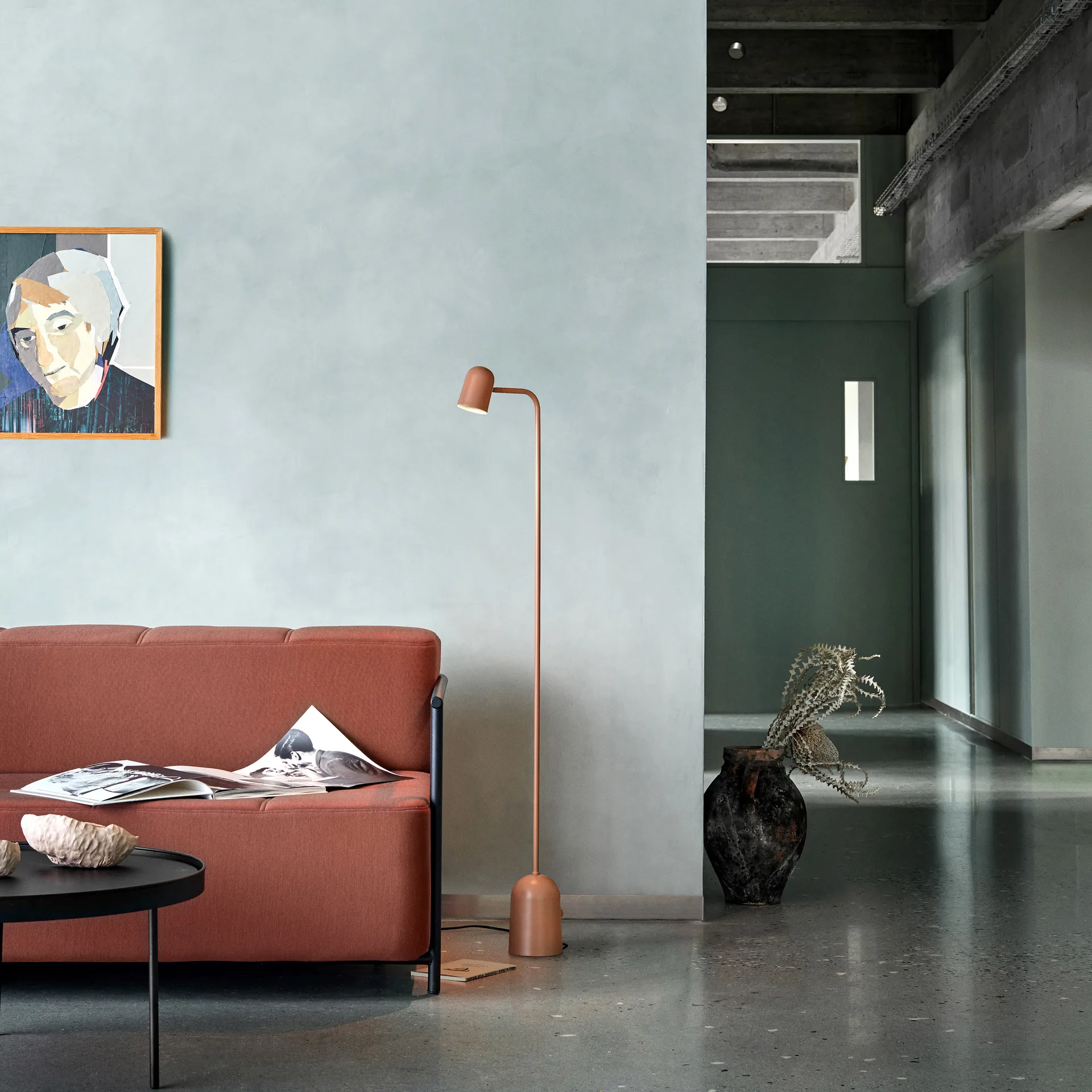 Lampe sur pied Buddy, Warm beige Northern