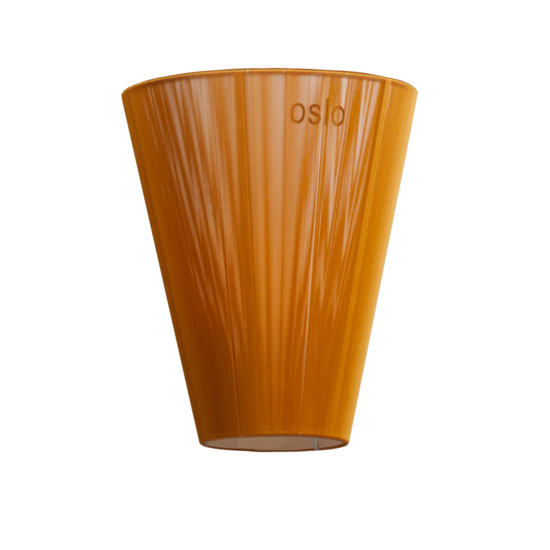 Lampe sur pied Oslo Wood abat-jour, Caramel Northern