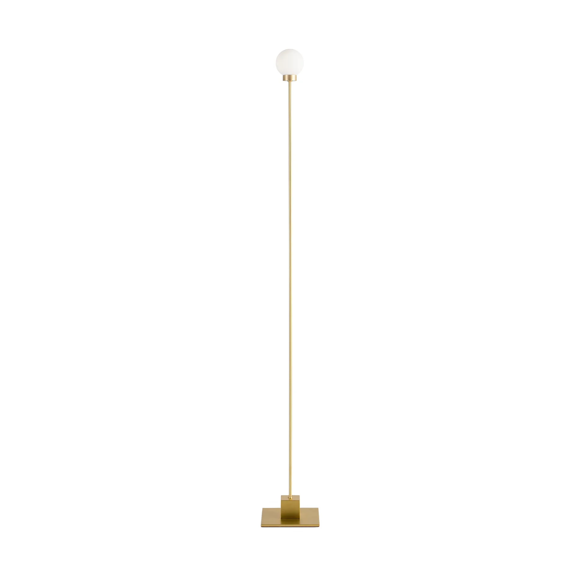 Lampe sur pied Snowball 117 cm, Brass Northern